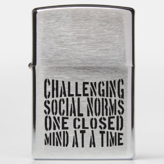 Challenging Social Norms - Zippo Lighter! Zippo Lighter