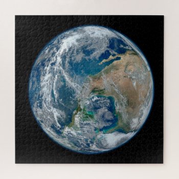 Challenging Space Photo Compilation Earth Jigsaw Puzzle by teeloft at Zazzle