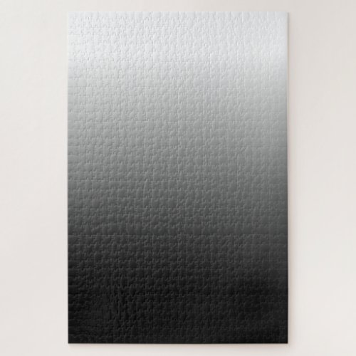 Challenging White to Black Gradient Ombre Jigsaw Puzzle