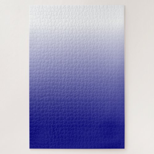 Challenging White to Navy Blue or diy Gradient Jigsaw Puzzle