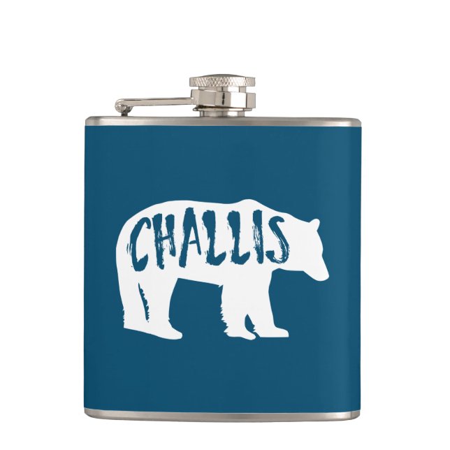 Challis Idaho Bear Flask (Front)