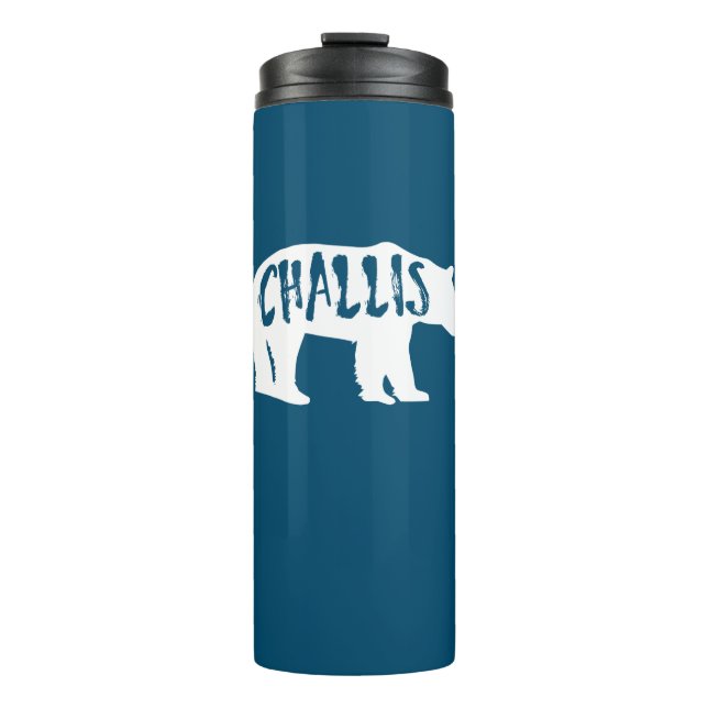 Challis Idaho Bear Thermal Tumbler (Front)
