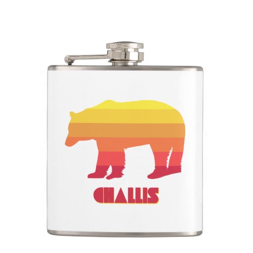 Challis Idaho Rainbow Bear Flask