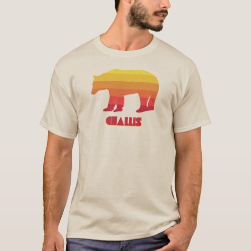 Challis Idaho Rainbow Bear T_Shirt