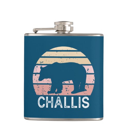 Challis Idaho Retro Bear Flask