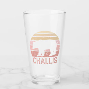 Challis Idaho Retro Bear Glass