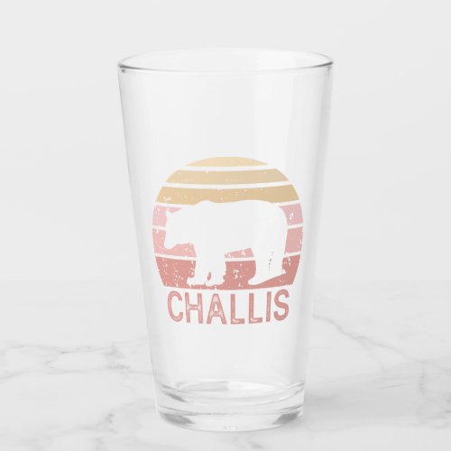 Challis Idaho Retro Bear Glass