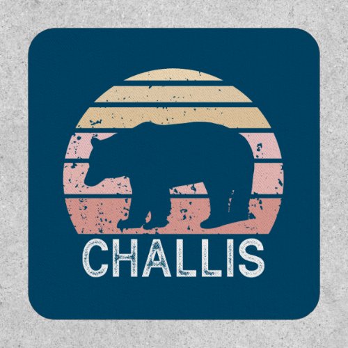 Challis Idaho Retro Bear Patch