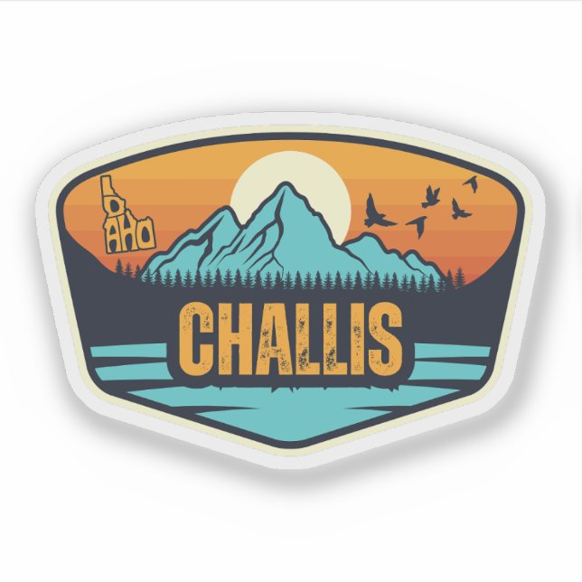 Challis, Idaho Sticker (Front)