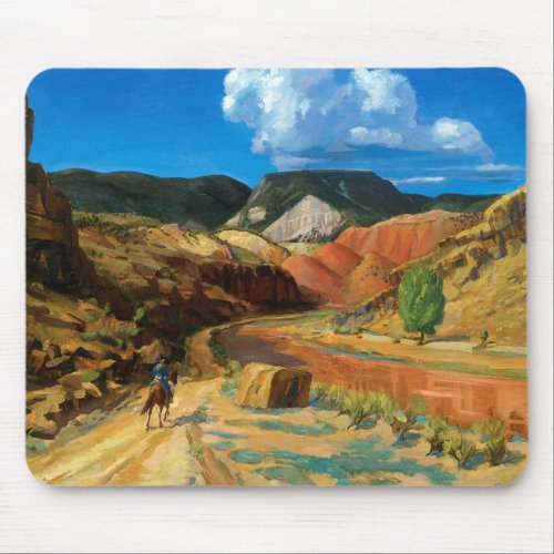 Chama Running Red Mouse Pad