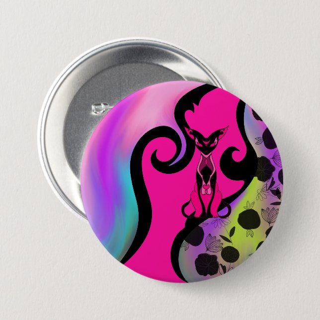 Chamalion Button (Front & Back)