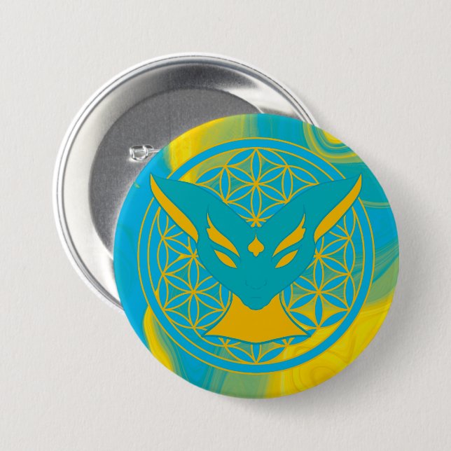 Chamalion Button (Front & Back)