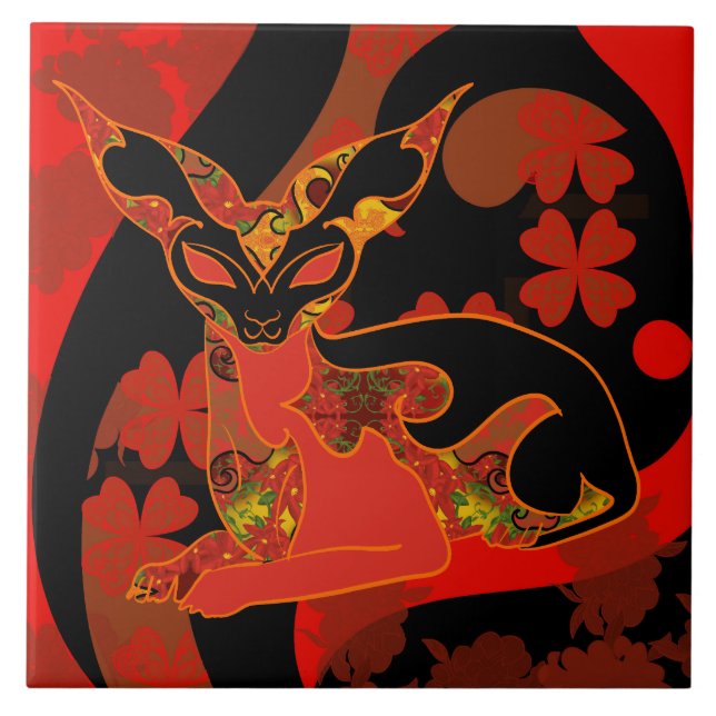 Chamalion Ceramic Tile (Front)