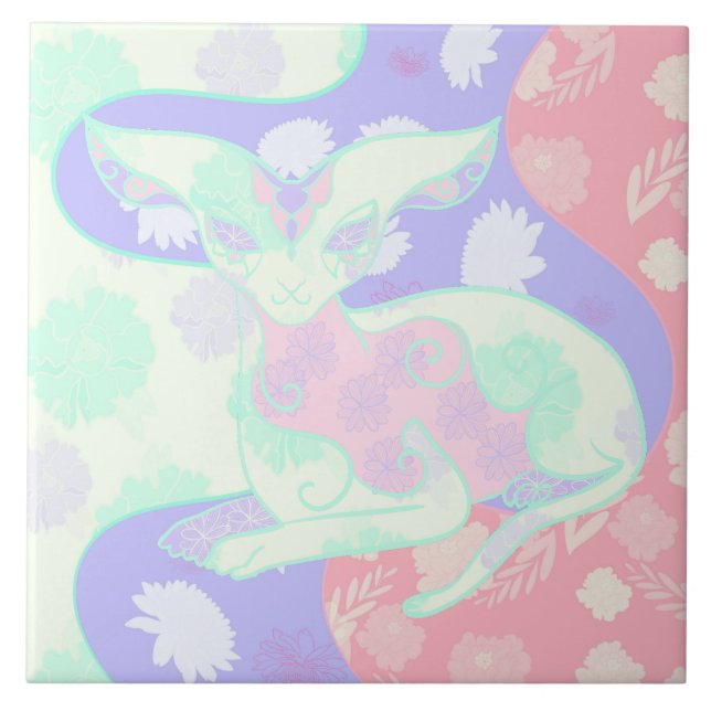 Chamalion Ceramic Tile (Front)