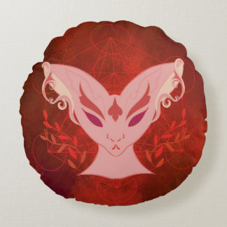 Chamalion Poopi Round Pillow