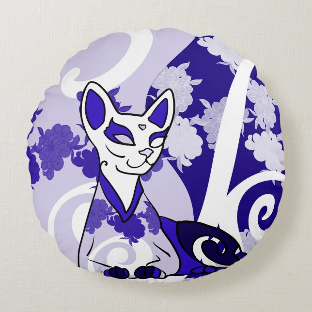 Chamalion Round Pillow (Front)
