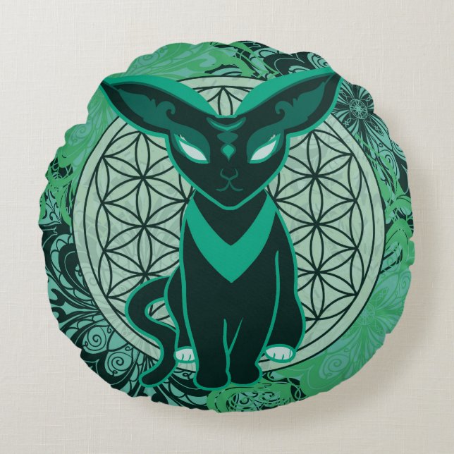 Chamalion Verpy Round Pillow (Front)