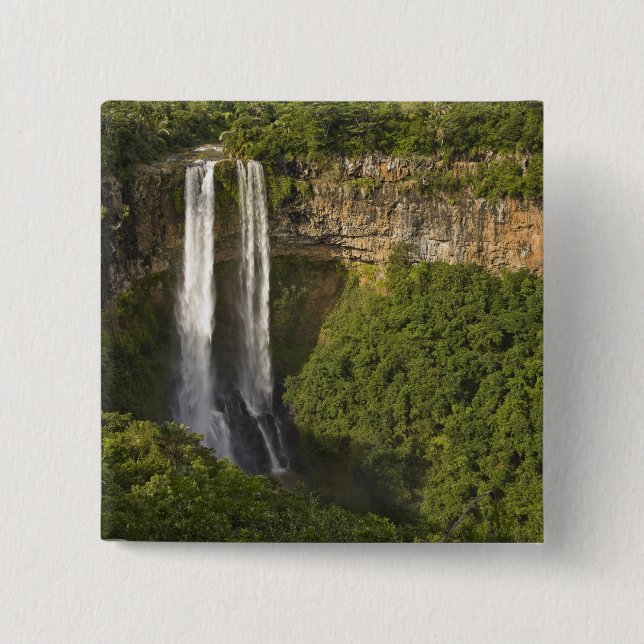 Chamarel Waterfall-highest on Mauritius, over Button (Front)