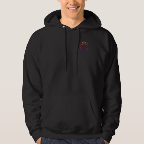 Chamarra para hombre fresa elegante negro hoodie hoodie