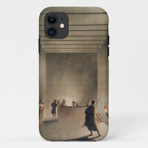 Chamber and Sarcophagus in the Great Pyramid of Gi iPhone 11 Case