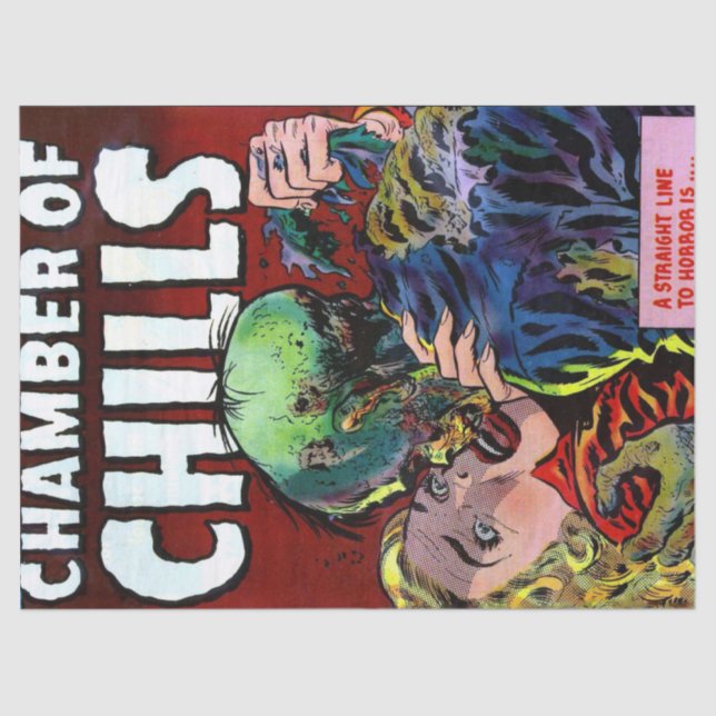 Chamber Of Chills Undead's Kiss Decoupage Tissue Paper (Front)