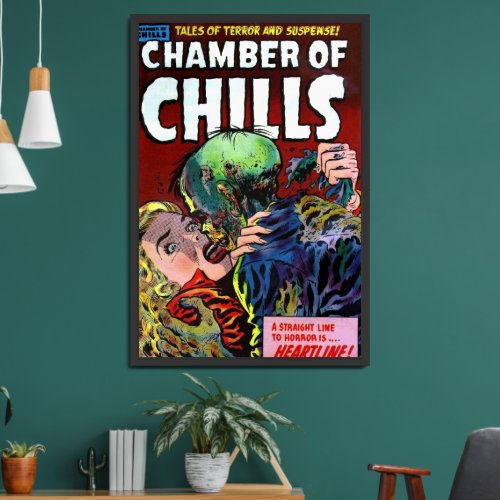 Chamber Of Chills Undeads Kiss Framed Art