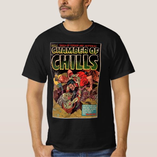 Chamber Of Chills Vintage Comic Book Cover T_Shirt