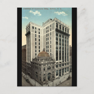 Chamber of Commerce Bldg Buffalo NY 1915 Vintage Postcard