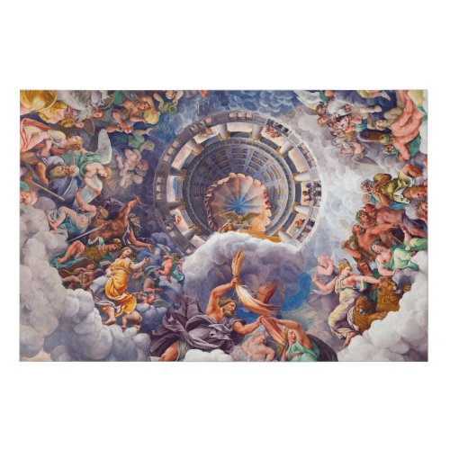 Chamber of the Giants by Giulio Romano Faux Canvas Print