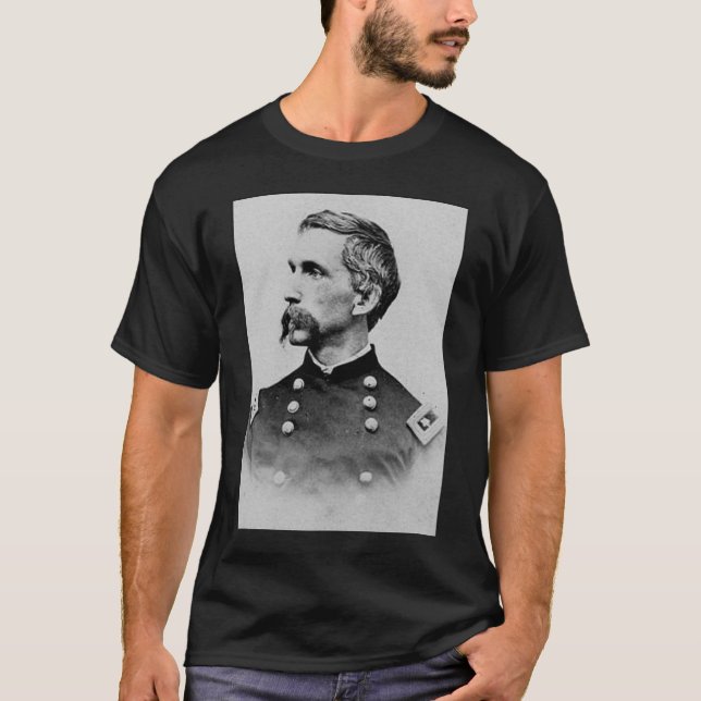 Chamberlain and quote - black T-Shirt (Front)