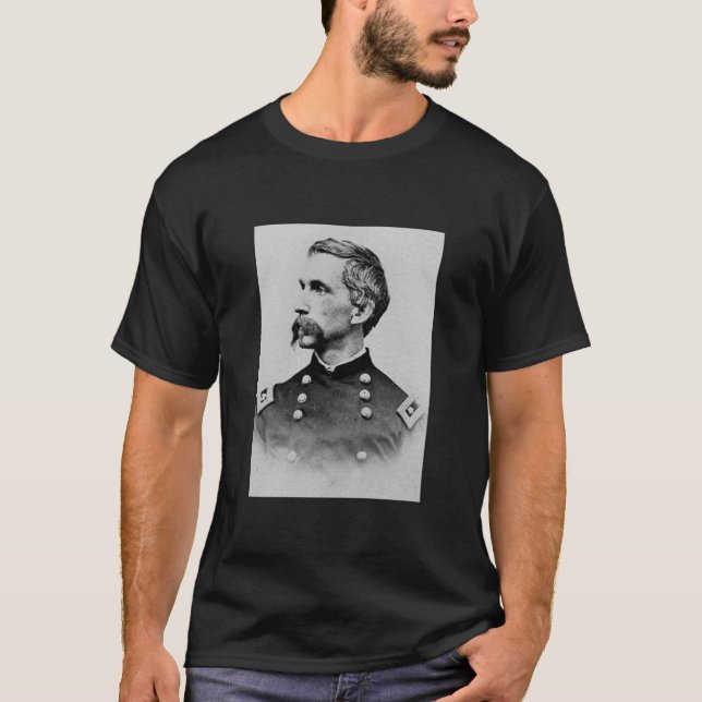 Chamberlain and quote - black T-Shirt (Front)