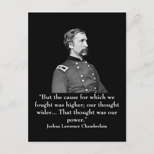Chamberlain and quote postcard