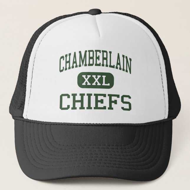 Chamberlain - Chiefs - High School - Tampa Florida Trucker Hat (Front)