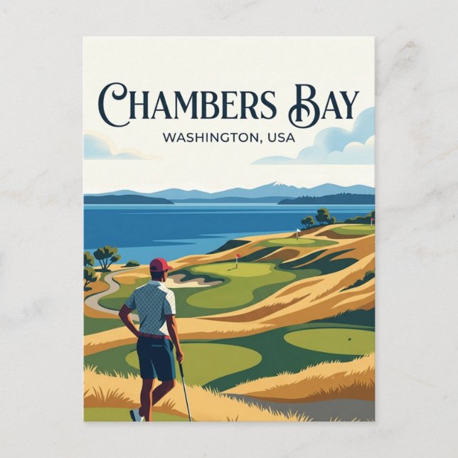 Chambers Bay USA Postcard (Front)