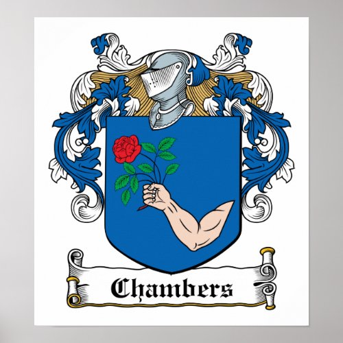Chambers Family Crest Poster