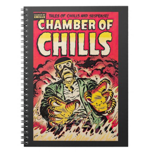 Chambers Of Chills Vintage Comic Thrills Notebook