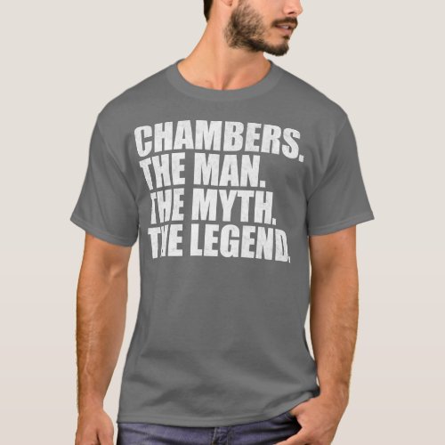 ChambersChambers Family name Chambers last Name Ch T_Shirt
