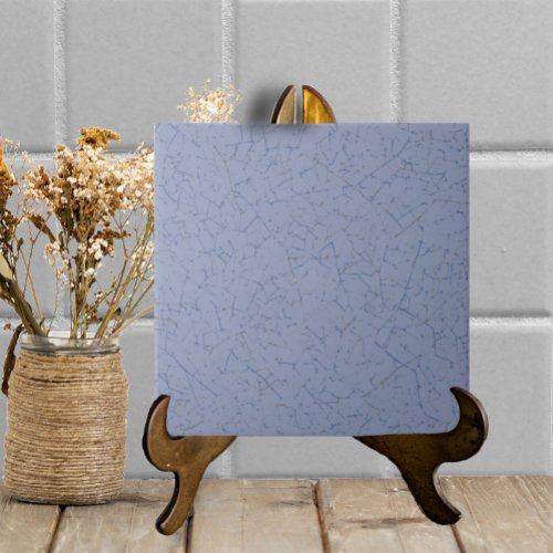 Chambray Blue Crackled Glaze Simple Modern Texture Ceramic Tile