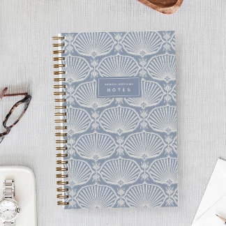 Chambray Blue | Deco Fans Personalized Notebook