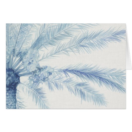 Chambray Palms II Cards (Front Horizontal)