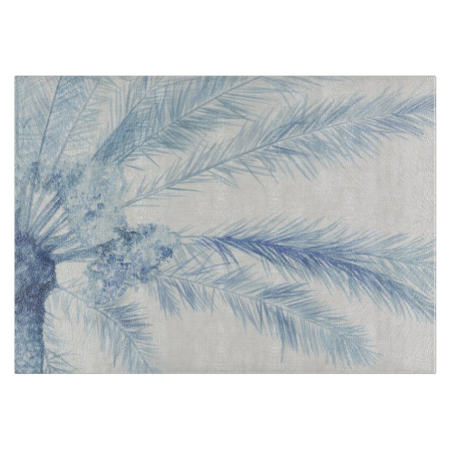 Chambray Palms II Cutting Board (Front)