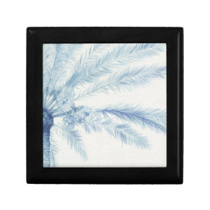 Chambray Palms II Keepsake Box