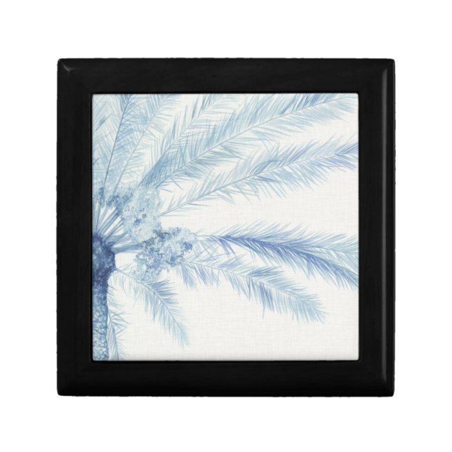 Chambray Palms II Keepsake Box (Front)