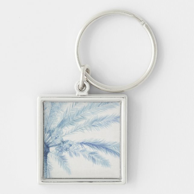Chambray Palms II Keychain (Front)