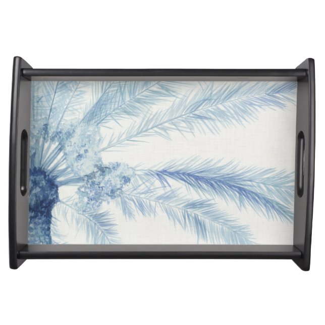 Chambray Palms II Serving Tray (Front)