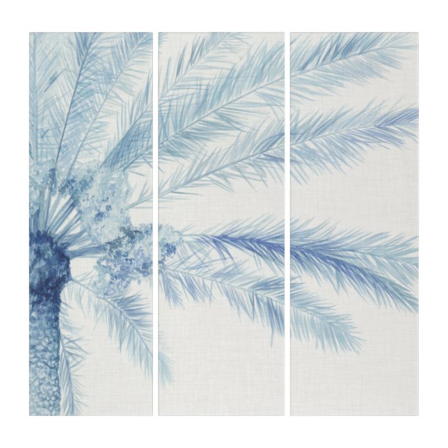 Chambray Palms II Triptych (Front)