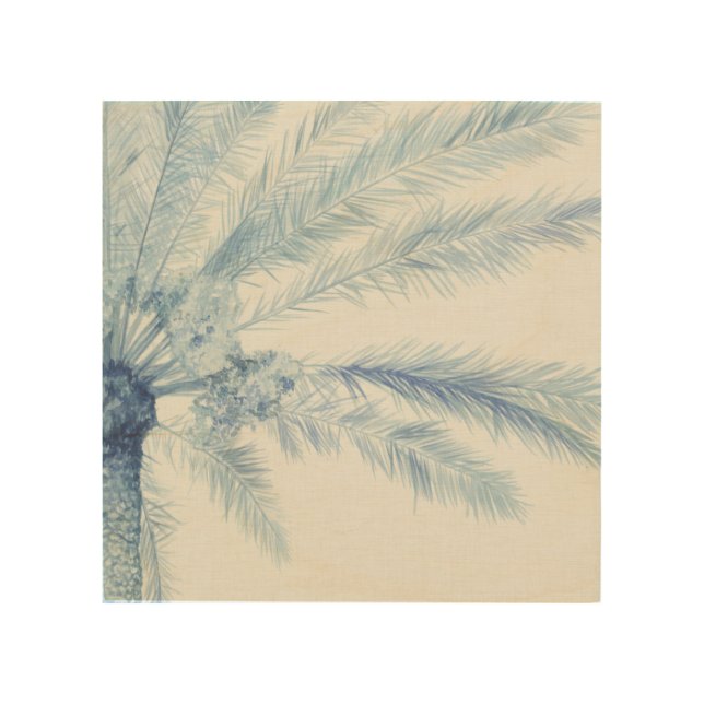 Chambray Palms II Wood Wall Decor (Front)