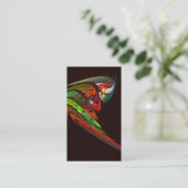 Chameleon Abstract Art Business Card (Standing Front)