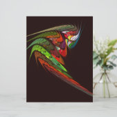 Chameleon Abstract Art Letterhead (Standing Front)
