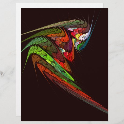 Chameleon Abstract Art Letterhead (Front/Back)